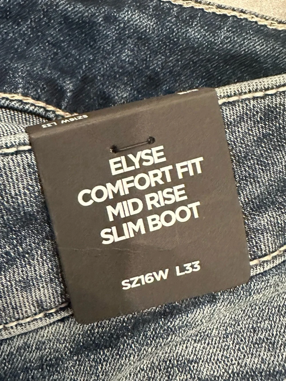 NWT Silver Jeans Womens Elyse Comfort Fit Slim Boot Jeans Size 16Wx33W - Picture 6 of 9